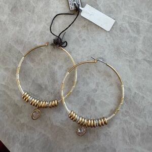 Juicy Couture Gold Hoop Earrings